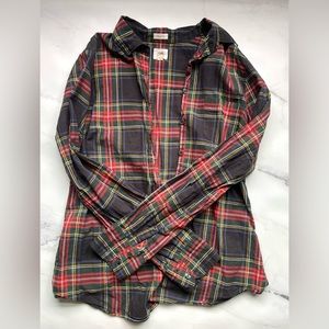 Plaid J. Crew Button Up - Size Small